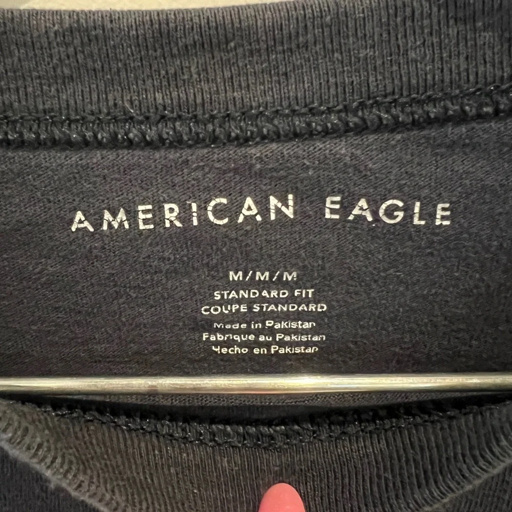 American Eagle Long sleeve T-shirt. Blue/Gray men’s M standard fit - Picture 3 of 4